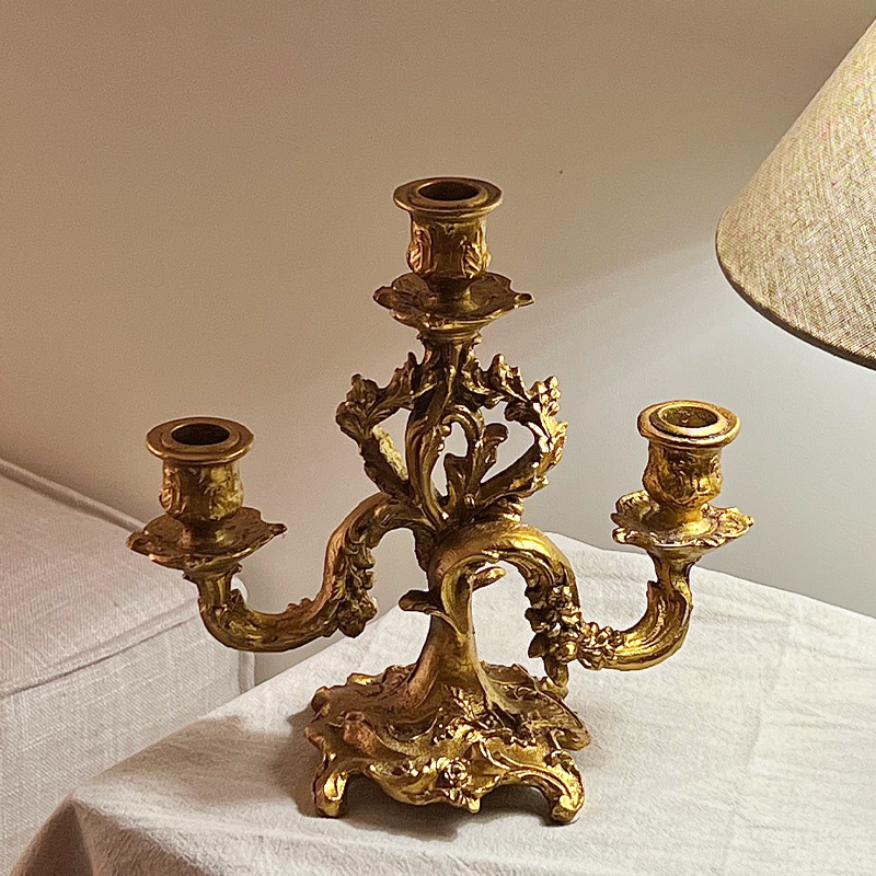 Candle Supplies Luxury - Baroque Retro Candle Holder Luxury Table