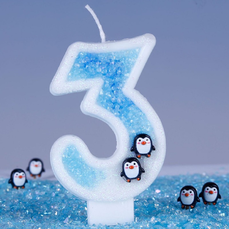 Candle Supplies Luxury - Blue Children's Birthday Candle Cake Decoration