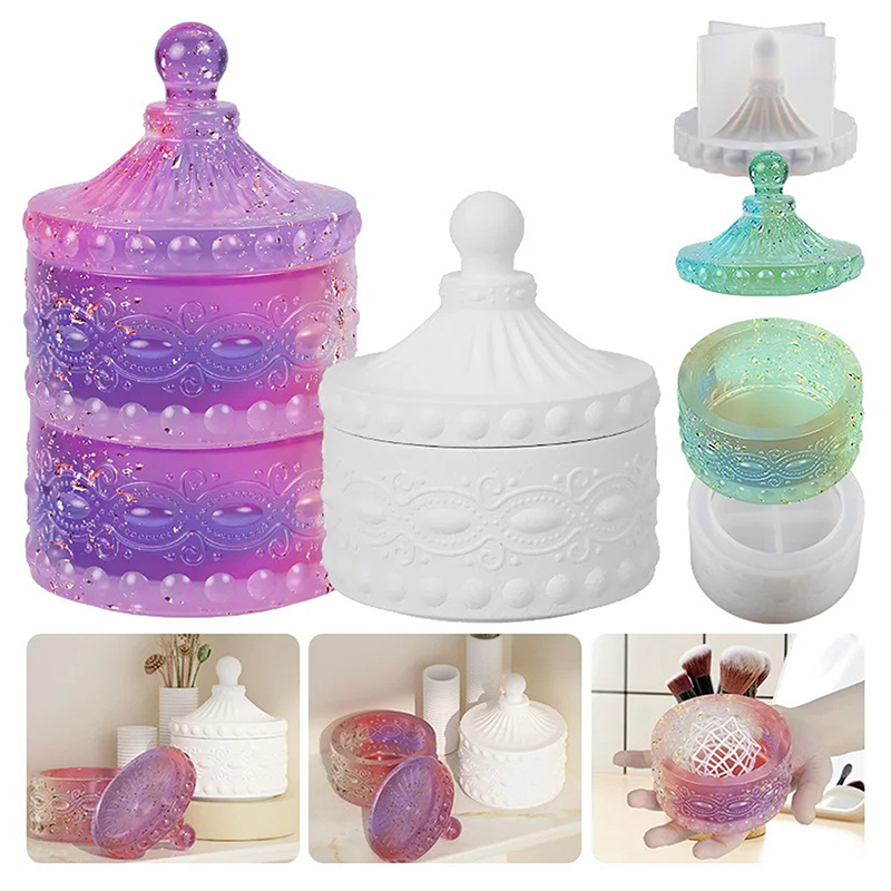 Candle Supplies Jars - 1set Striped Candle Jar Silicone Mold
