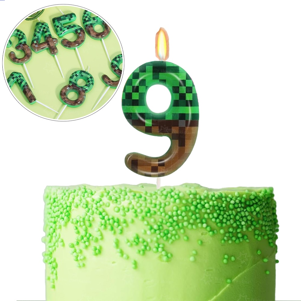 Candle Supplies Video - Miner Birthday Candles Birthday Cake Candles