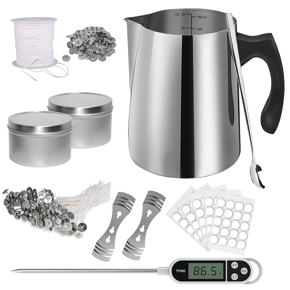 Candle Making Starter Kit Supp - огляд і ціна Candle Supplies Jars