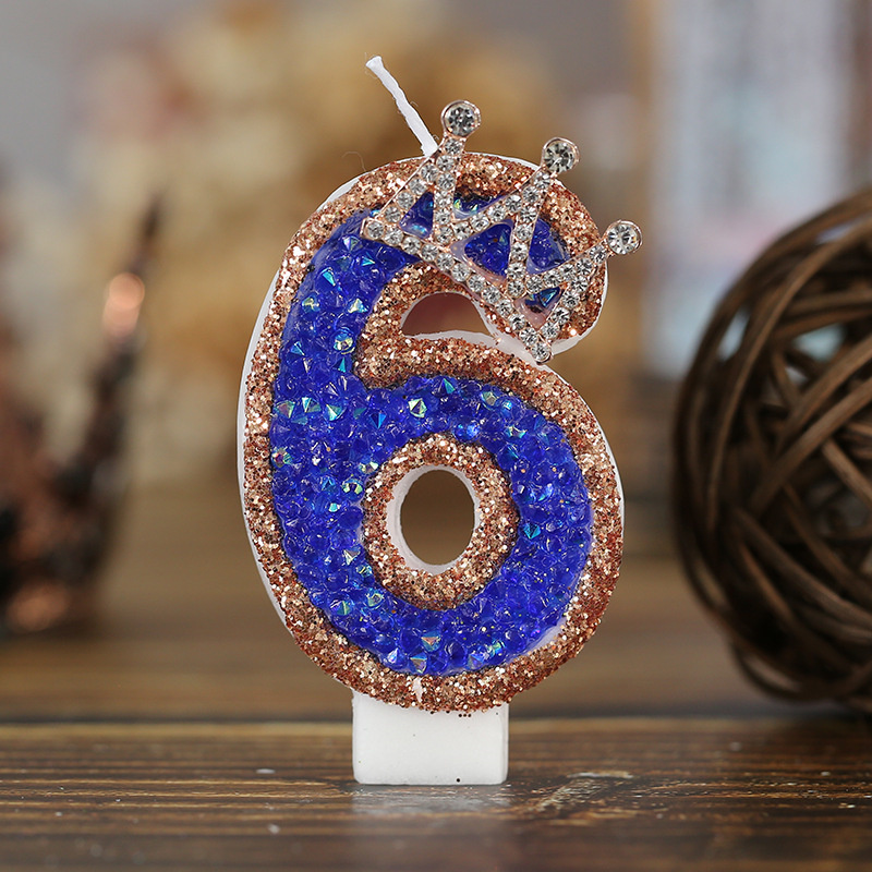 Blue Birthday Numbers Candles  - огляд і ціна Candle Supplies Luxury