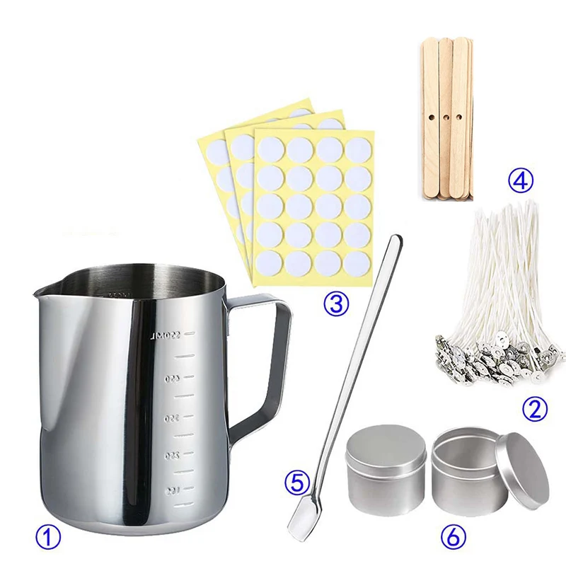 Candle Making Supplies Kit DIY - огляд і ціна Candle Supplies Jars