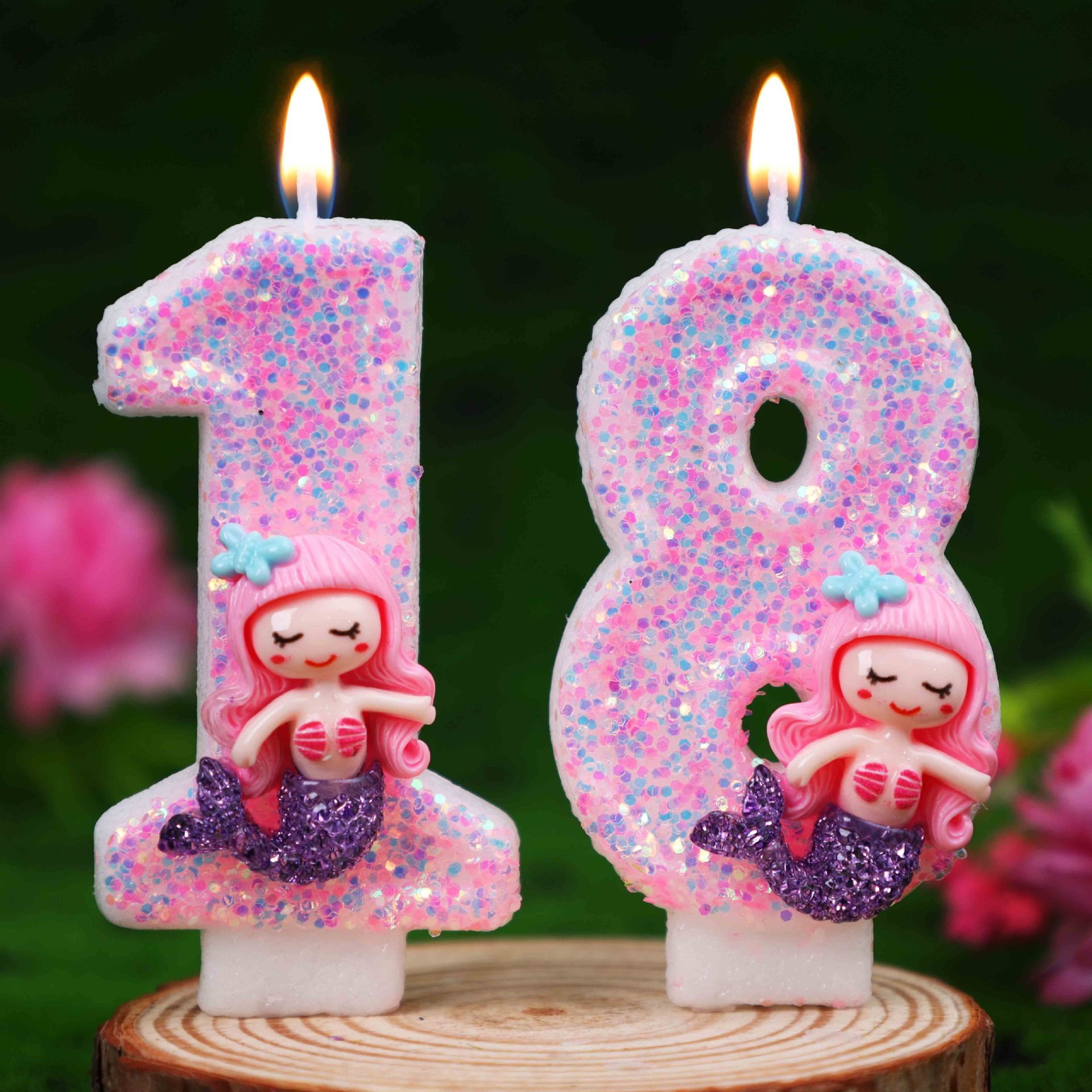 Creative Pink Mermaid 0-9 Digi - огляд і ціна Candle For Supplies