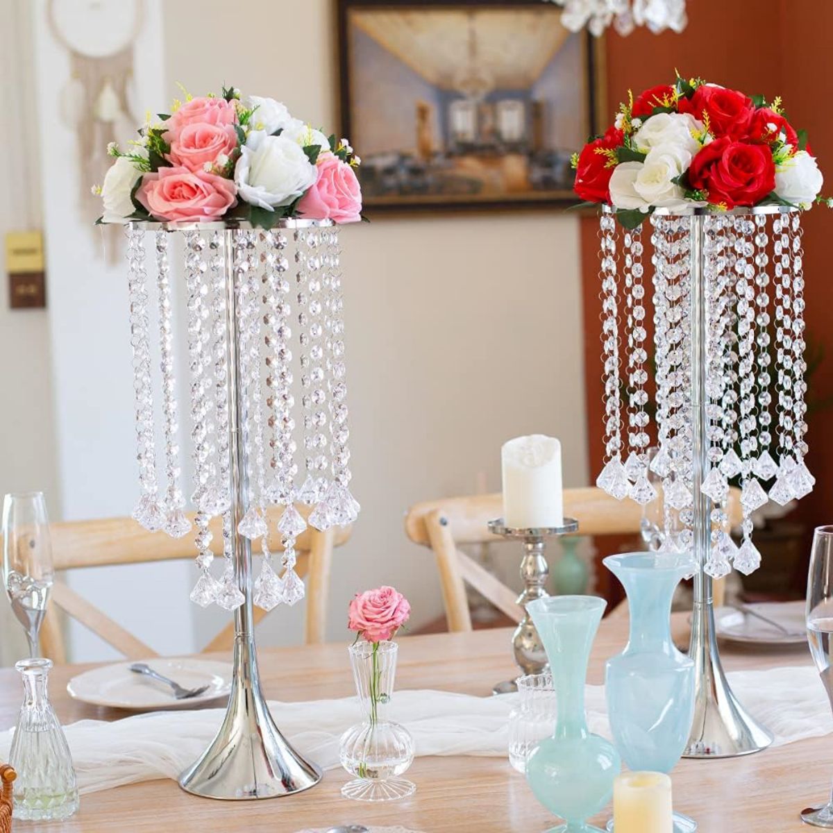 2/10pcs Luxury Crystal Flower  - огляд і ціна Candle Supplies Luxury