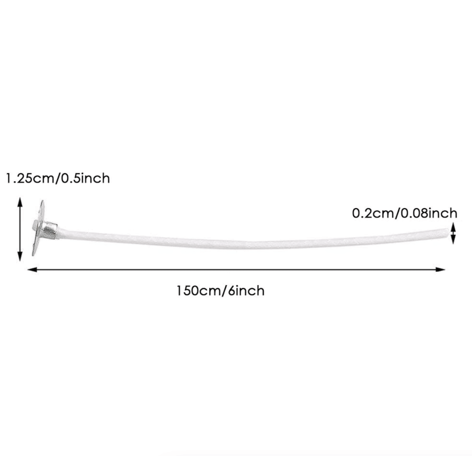 Candle Wicks 6 Inch Cotton Cor - огляд і ціна Cotton Wick 6 Inch