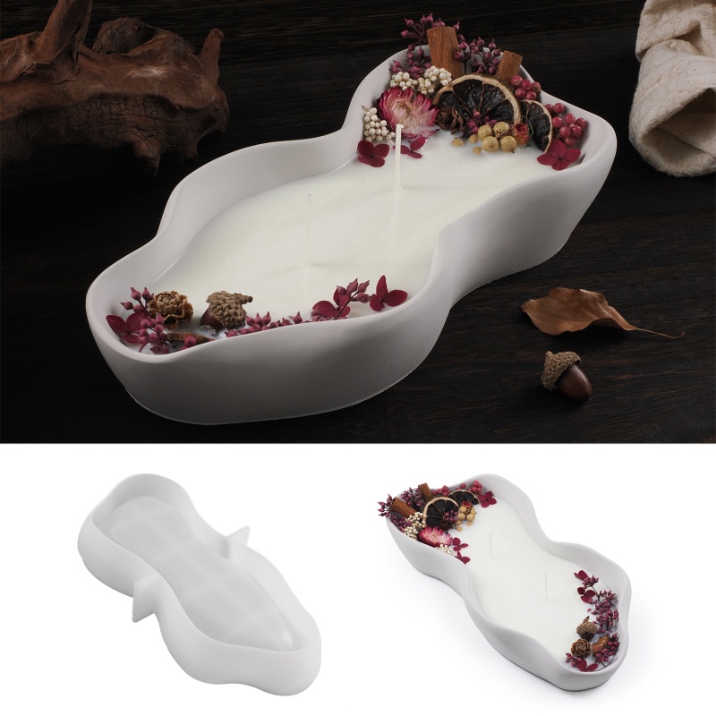 DIY Irregular Wave Candle Bowl - огляд і ціна Candle Supplies Jars