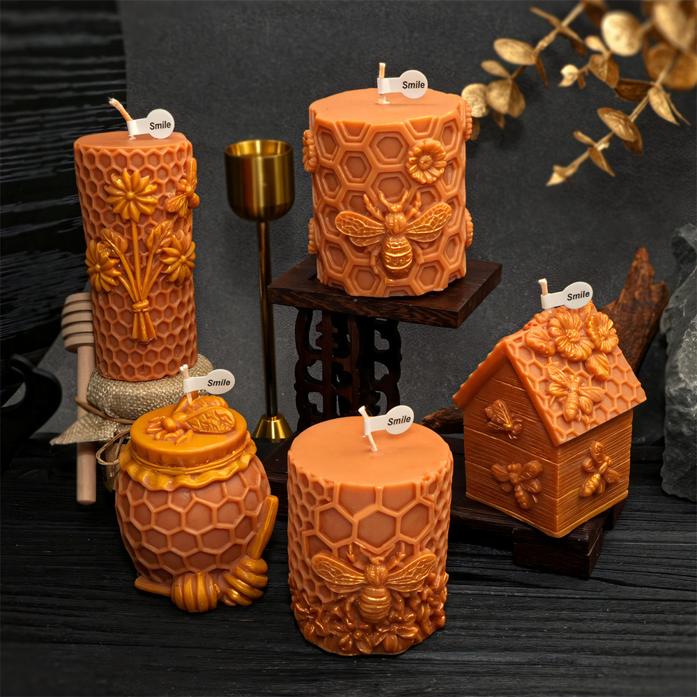Honeycomb Pillar Candle Mold B - огляд і ціна Candle Supplies Jars