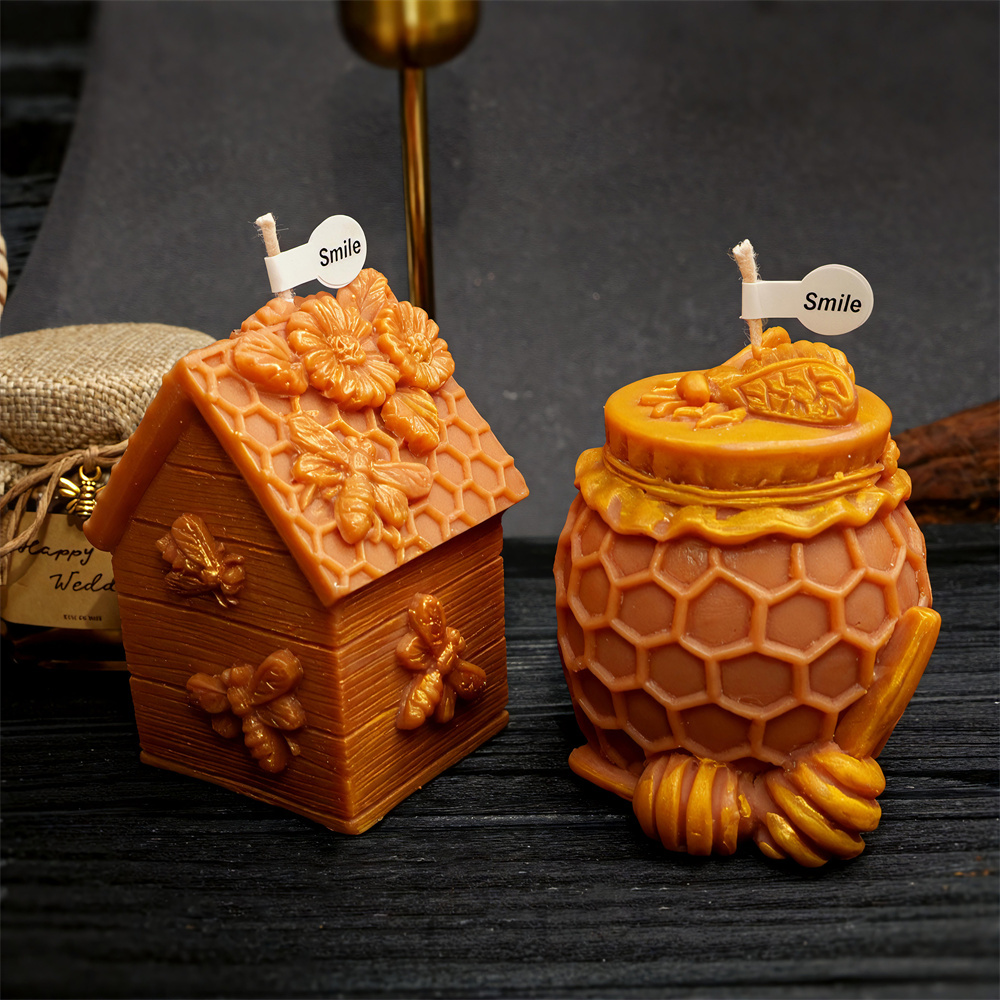 Honeycomb Pillar Candle Mold B - огляд і ціна Candle Supplies Jars