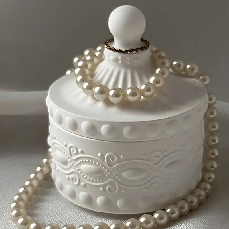 1set Striped Candle Jar Silico - огляд і ціна Candle Supplies Jars