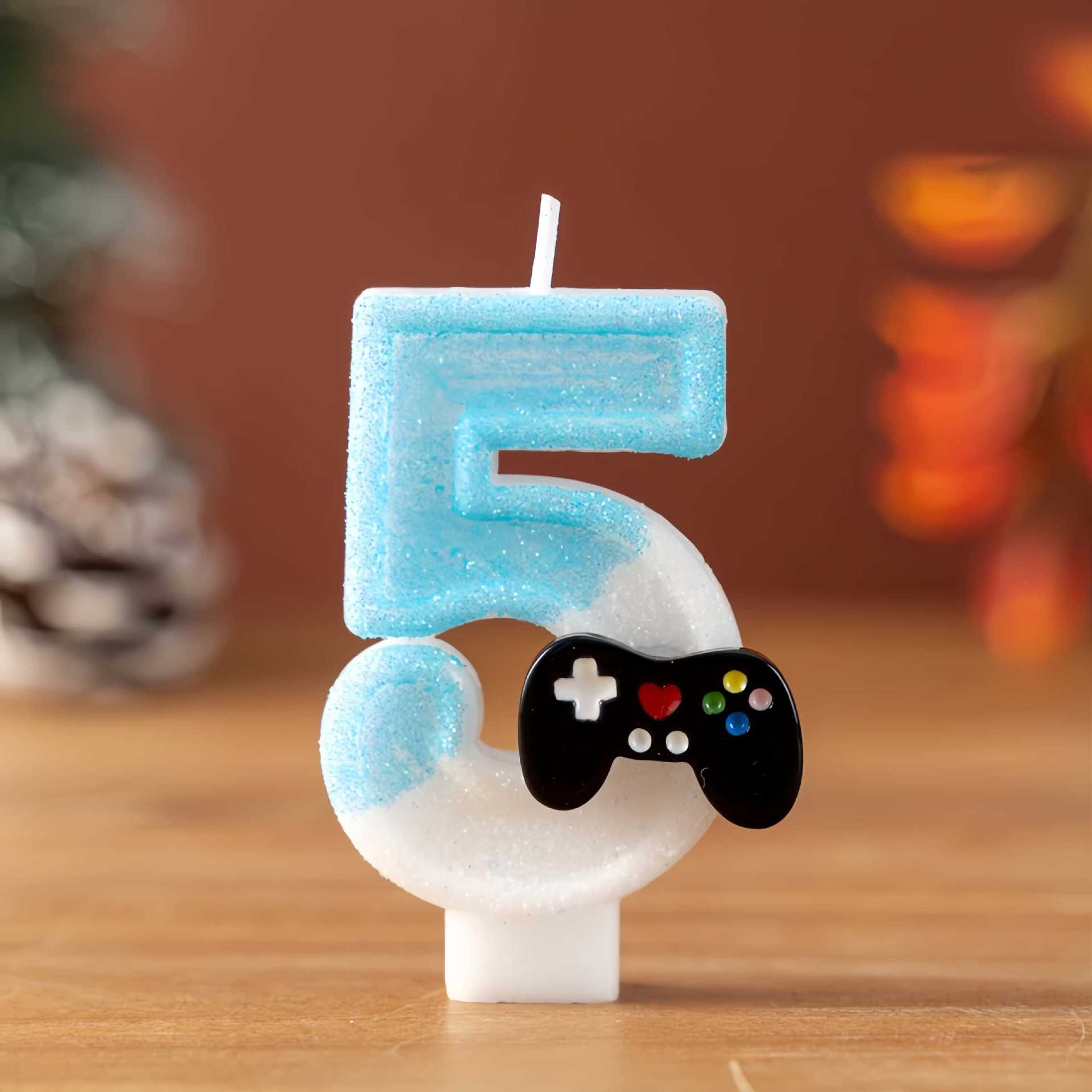 Cute Video Game Number Birthda - огляд і ціна Candle Supplies Video