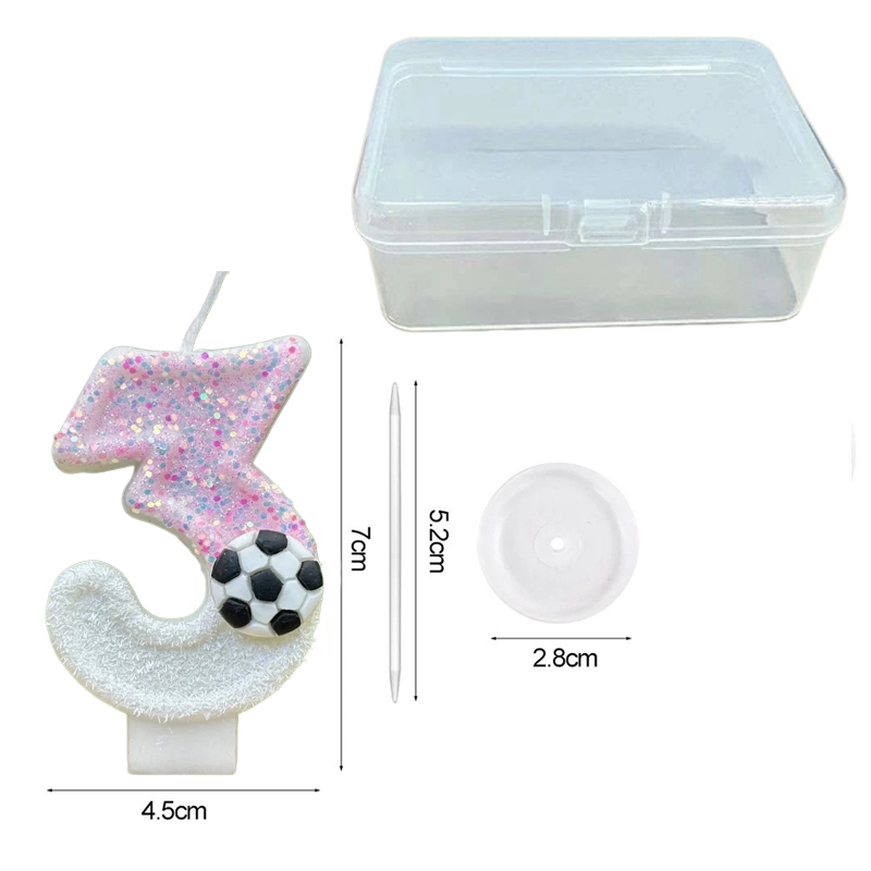 Pink White Sequins Sports Foot - огляд і ціна Candle For Supplies