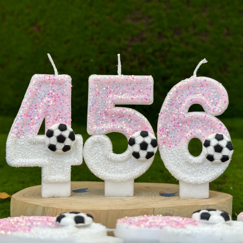 Pink White Sequins Sports Foot - огляд і ціна Candle For Supplies